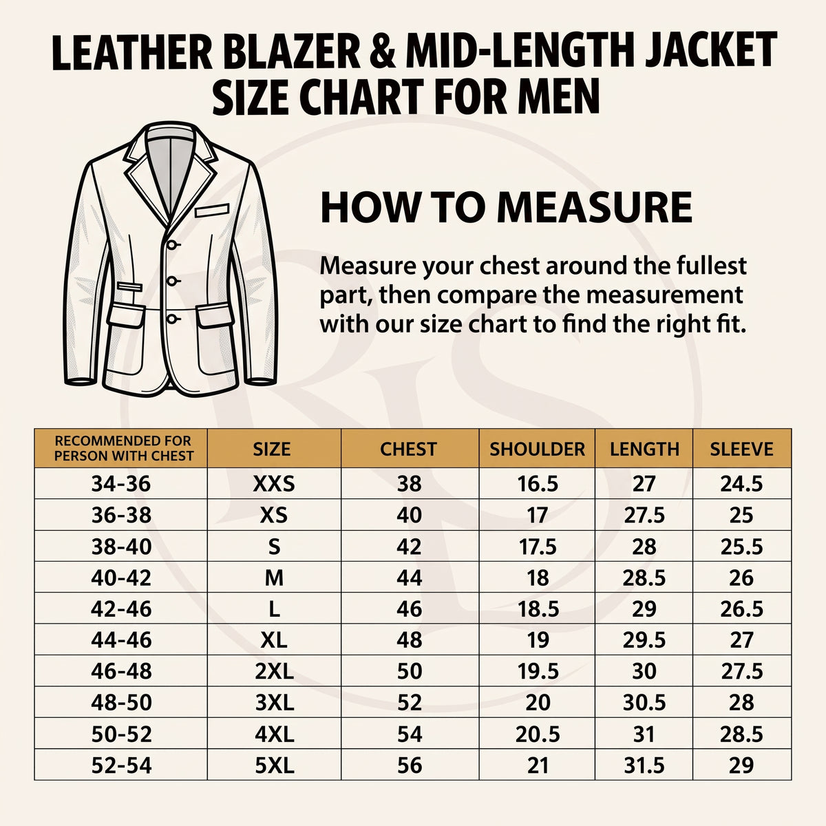 Men’s Classic Tailored Tan Brown Real Leather Blazer Jacket